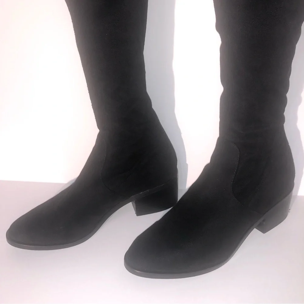 Steve Madden Georgette Over the Knee Black Boots. US 6M